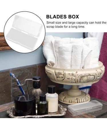 Topbathy 10-Pack Disposable Razor Blade Cases - Transparent Organizers for Hairdressing & Safe Disposal - Buy Online on GoSupps.com