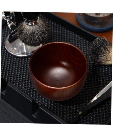 Frcolor 8th Razor Cleaning Bowl & Wooden Shaving Soap Mug - Travel Razor & Salad Bowl - Versatile Soy Sauce Dish - Buy Online on GoSupps.com