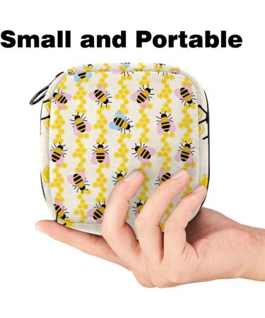 Pink Milk Cow Pattern Women Bands Storage Bag | Travel Makeup Organizer & Menstrual Cup Pocket | Big Capacity for Girls (Pack of 1) - Buy Online on GoSupps.com