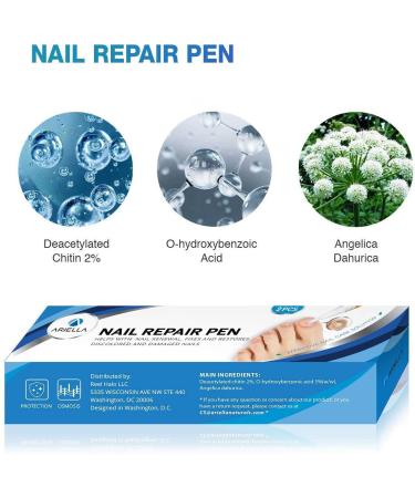 Ariella Nail Repair Pens - Maximum Strength Treatment for Yellow, Cracked, and Split Nails - 2pcs - Buy Online on GoSupps.com