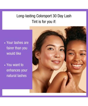 Colorsport 30 Day Mascara in Dark Brown - Long Lasting Formula | Shop Now - Buy Online on GoSupps.com