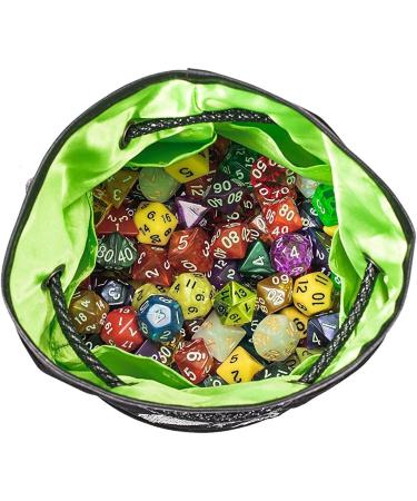 Platinum Dragon Rogues & Knaves DND Dice Bag - Large Black Dice Bag for RPGs - Buy Online on GoSupps.com
