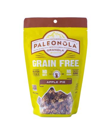 Paleonola – Grain Free Granola Apple Pie Flavor – Non-GMO, Grain, Soy, Gluten, Dairy Free – Low Carb Protein Snack For A Healthy Breakfast