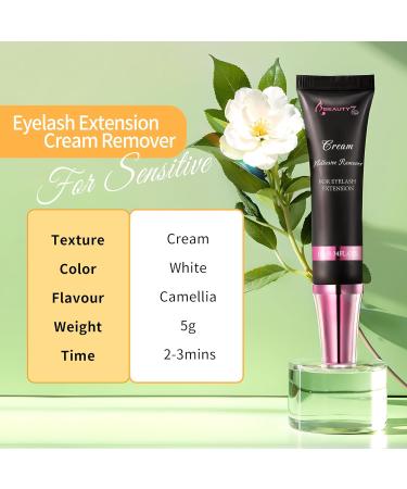 Beauty7 Eyelash Extension Remover Cream for Sensitive Skin | Low Irritation & Quick Dissolve | Professional 10g Camellia Adhesive Remover - Buy Online on GoSupps.com