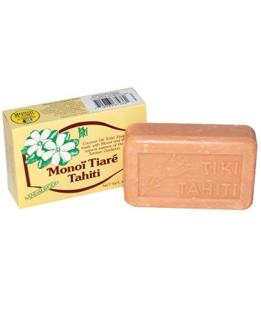 Soap Bar Sandalwood Monoi Tiare Cosmetics 4.6 oz Bar Soap