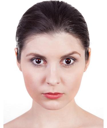 Buy Bleeding Eye Black Contact Lenses - Prescription -1.5 Diopters | Perfect for Halloween & Costume Parties | International Shipping - Buy Online on GoSupps.com