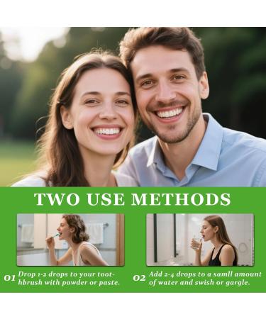 2 Pcs Gum Restore Drops Gum Repair for Receding Gums and Stain Removal Bad Breath Treatment for Adults Oral Care Drops Mint 60ml - Buy Online on GoSupps.com