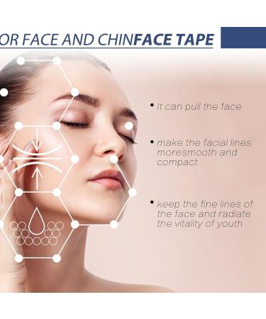Face Lift Tape Instant Face Lifting Tape for Sagging Skin Face Tape for Wrinkles neck lift tape for Anti Aging double chin tape - Buy Online on GoSupps.com
