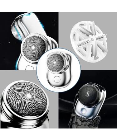 Alkyne Mini-Shave Portable Electric Shaver Mini-Shave Portable Electric Shaver Pocket Wet & Dry Men's Shaver USB Rechargeable Shaver Suitable for Home Travel Father's Day Gifts (Blue) - Buy Online on GoSupps.com