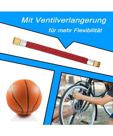 26-Piece Bicycle Valve Adapter Set - Autoventile & French Valve with Sealing Rings for All Bicycle Pumps - Auidy_6TXD - Buy Online on GoSupps.com