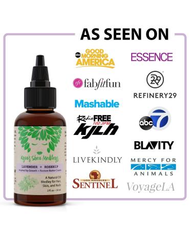 Multiuse Lavender & Rosehip Oil Medley for Face Body & Hair - Natural Moisturizer with Shea Vitamin E & Essential Oils - 4 oz - Buy Online on GoSupps.com