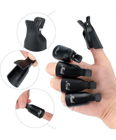 G2PLUS Gel Nail Remover Clips - Set of 10 Plastic Nail Soak Off Clips for Easy Gel Polish Removal - Buy Online on GoSupps.com