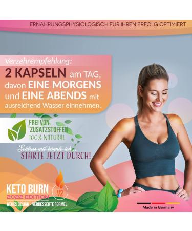 EnOLENIA Keto Burn 2022 - High-Dose Appetite Suppressant with Glucomannan for Men & Women | Boost Metabolism | 6 Capsules x 21 Packs - Buy Online on GoSupps.com