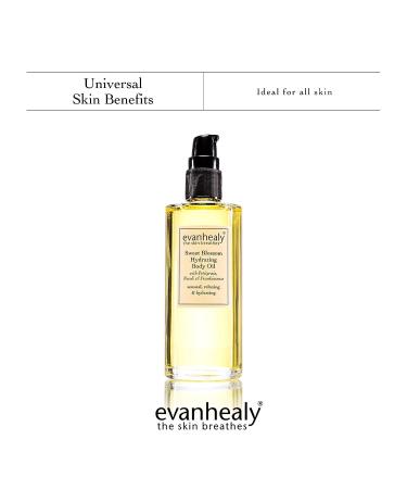 evanhealy Sweet Blossom Hydrating Body Oil | Organic Jojoba, Sesame, Sunflower Blend | Moisturizer, Massage & Facial Cleanser - Buy Online on GoSupps.com