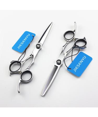 JIESENYU Professional Japan Hair Salon Cutting Thinning Scissors Hairdressing Shears Set with Bag (Cutting and Thinning Scissors) - Buy Online on GoSupps.com