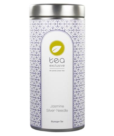 Jasmine Silver Needle Tea | Exclusive White Tea with Jasmine | Fresh & Fragrant | 50g Tin | International Shipping Available - Buy Online on GoSupps.com