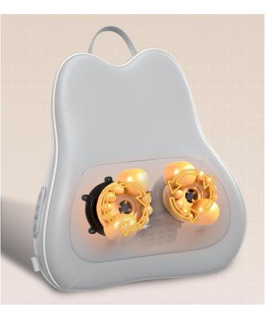 FafeICY Portable Shiatsu Massage Cushion with Heat - Adjustable Finger Pressure Relief for Neck Shoulders Back Thighs & Legs | EU Connector - Buy Online on GoSupps.com