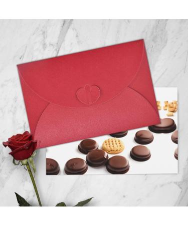 Cookies Food Chocolate Chip Biscuits Pearl Paper Greeting Card - Double-Sided Pearl Effect with Suitable for Various Occasions Cookies Food Chocolate Chip Biscuits One Size - Buy Online on GoSupps.com