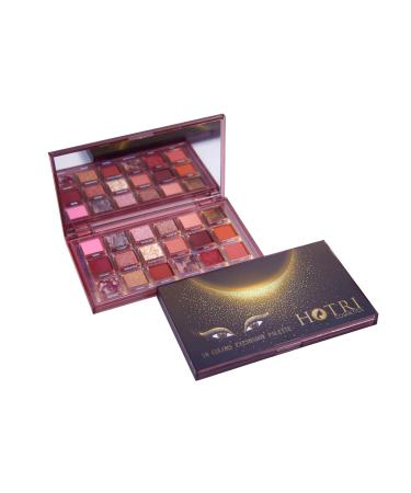 Matte and Shimmer Finished 18 Colors Eyeshadows. Vegan Natural Waterproof Organic and Highly Pigmented for Different Seasons and Occasions.