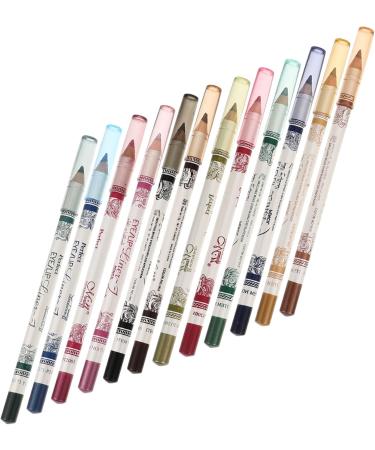 FOMIYES 2pcs 12 Makeup Eyeliner Glitter Outfit Flash Suit Waterproof Eyeliner Pencil Set Shimmer Water Proof 1 count (Pack of 1) As Shownx2pcs - Buy Online on GoSupps.com