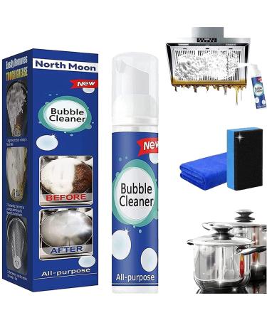Dodorado Foam Cleaner North Moon Bubble Cleaner Foam Bubble Cleaner Foam Spray All Purpose Rinse Free Cleaning Spray (1pcs)
