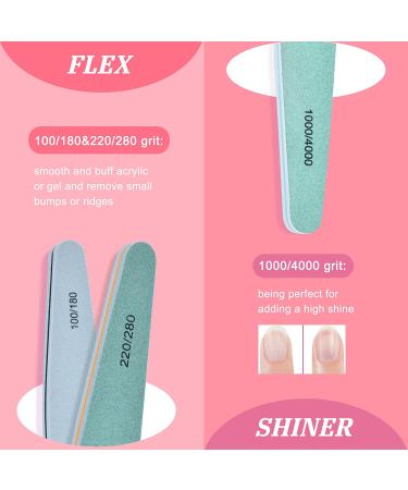 Nail Files MORGLES Emery Boards Professional Grit Nail File Pack - 6 Count - Buy Online on GoSupps.com