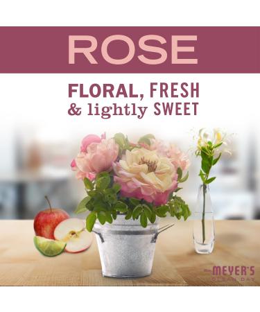 MRS. MEYER'S CLEAN DAY Soy Tin Candle - 12 Hour Burn Time Essential Oils & Soy Wax Rose Scent 2.9 oz - International Shipping Available - Buy Online on GoSupps.com