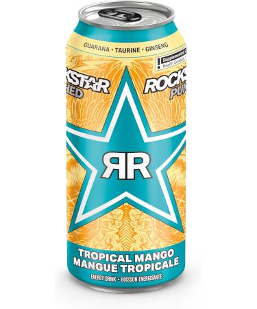Rockstar Punched Tropical Mango 12x473ml - Buy Online on GoSupps.com
