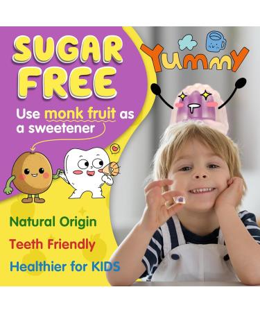 Kids Focus Gummies - Brain Supplements with Vegan Omega 3 DHA Phosphatidylserine L-Theanine L-Tyrosine Methylated B6 & B12 for Kids & Teen Support Attention Memory Nootropic Sugar Free 60cts - Buy Online on GoSupps.com
