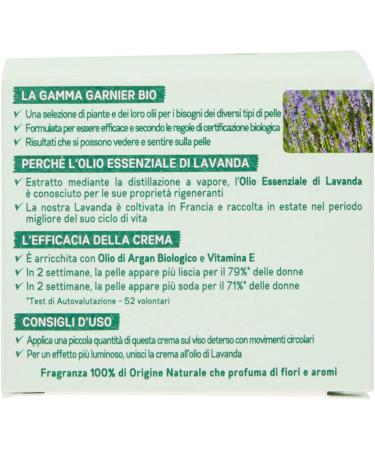 L'Or al Italia SpA Garnier Organic AntiWrinkle Face Cream Regenerating AntiAging Lavender Formula 50ml Packaging May Vary - Buy Online on GoSupps.com