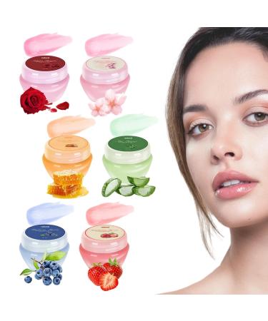 Wcybym Lip treatment Lip Moisturizer Balm Nourishing lip balm Natural lip balm Lip Balm Set Plant Ingredients Lip Moisturizer for Work School Parties Dating Travel