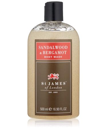 St James of London Sandalwood & Bergamot Body Wash 16.9 Fl Oz