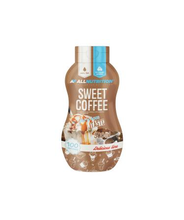 All -Nutrition sweet sauce - syrup sugar -free low low calorie sauce for desserts pancakes waffles - fat -free creamy sauce - low -calorie sweets - snack - 500ml - Sweet coffee sweet coffee - sweet coffee 500 ml (1 Pack)