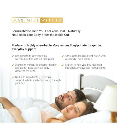 Magnesium Extra Strength Supplement 600mg Magnesium Glycinate Supports Bone Health Muscle Function Vegan Non-GMO 60 Capsules 60 Count (Pack of 1) - Buy Online on GoSupps.com