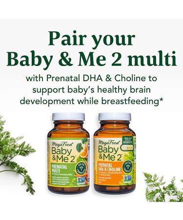 MegaFood Baby & Me 2 - 60 Tablets for Pregnancy & Postnatal Health - Buy Online on GoSupps.com