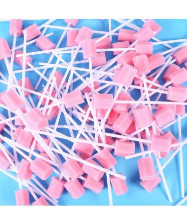 Healifty 100PCS Disposable Pink Dental Swabs - Oral Sponge for Tooth Cleaning - Ideal for Clinic and Hospital - Buy Online on GoSupps.com