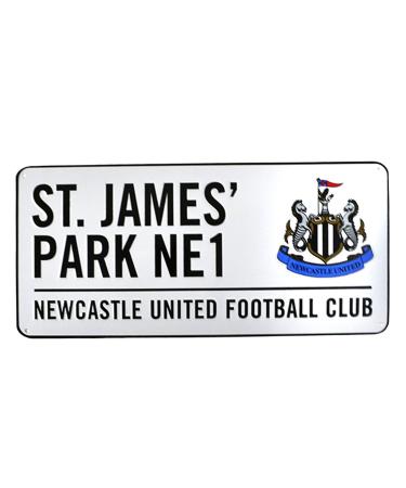 Newcastle United FC. 'St James Park' Metal Street Sign