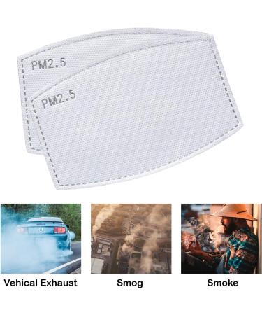 10pcs Activated Carbon Filter 5 Layers Anti Haze Dust Filters for Cotton Cover of Mouth Face Insert Replaceable Filters PM2.5 Filter Paper Protective for Outdoors - Buy Online on GoSupps.com