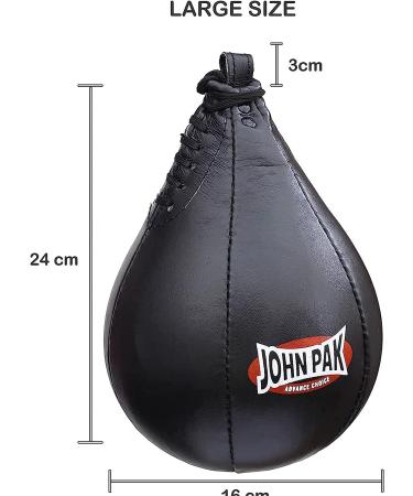 JP Advance Choice Speed Bag Kit | Genuine Cowhide Leather | Boxing MMA Muay Thai Training | Punching Dodge Striking Bag + Hanging Swivel Set + Gel Inner Gloves - Buy Online on GoSupps.com