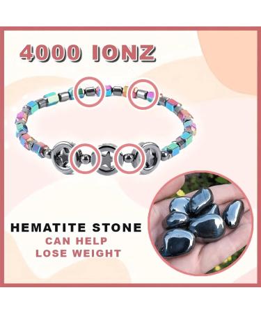 Magnetic Hematite Anti-Swelling Anklet for Women - Therapy Bracelet for Weight Loss - Circle Star Beach Lady Anklet Set - Buy Online on GoSupps.com