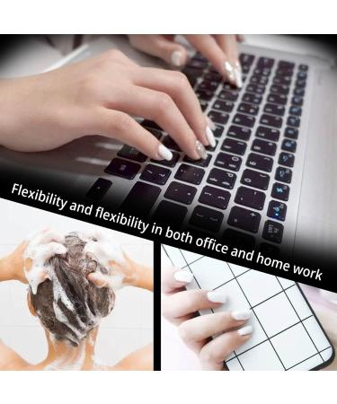 100 Pcs Clear False Nail Tips with Storage Case-Full Cover Coffin Nails in 10 Sizes for Nail Salons and DIY Nail Art-Long Lasting and Durable Artificial Fingernails for Glamorous Looks (Square Clear) 1 count (Pack of 1) Clear - Buy Online on GoSupps.com