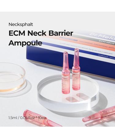 Necksphalt Neck ECM Barrier Ampoule 1.5ml (10 Pack) - Skin Firming & Hydrating | International Shipping - Buy Online on GoSupps.com