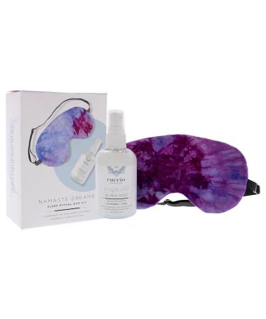 Namaste Dreams Duo Kit - Unisex 2 Pc Yogahhh Aura Mist & Lavender Tie Dye Sleep Eye Mask | International Shipping Available - Buy Online on GoSupps.com