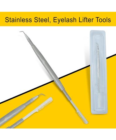 ZAMAHA UK Professional Stainless Steel Lash Lift Tool - Eyelash Separator Kit for Lifting, Tinting, Perming - Eyebrow Extensions Accessories - Buy Online on GoSupps.com