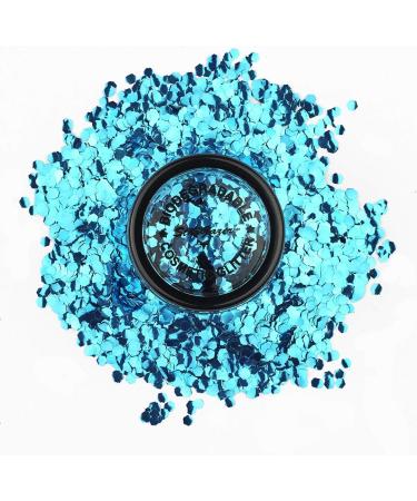 Stargazer Biodegradable Chunky Glitter Shaker - Sky. Festival Friendly Biodegradable Cosmetic Glitter - Buy Online on GoSupps.com