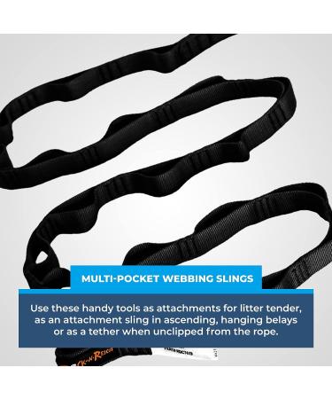 Rock-N-Rescue Daisy Chain - 15.5 kN Nylon Multi-Loop Sling | Made in USA | Rock Climbing & Firefighter Gear - Buy Online on GoSupps.com