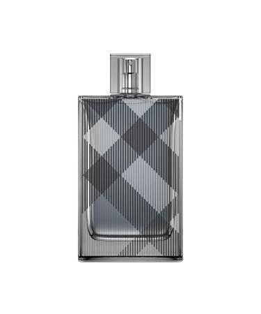 Burberry Brit Eau de Toilette Woody Men's Cologne With Notes of Cedarwood Green Mandarin Wild Rose & Tonka Bean Long Lasting Fragrance 3.3 Fl Oz