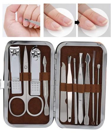 Nailbart Set Manicure Clippers Set Twezzer Set Nail Clippers Set Tonail Cliper Nail Art for Home Women Men for Travel for Salon - Buy Online on GoSupps.com