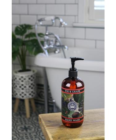 English Soap Company Kew Gardens Luxury Hand & Body Wash 500ml - Refreshing Aloe Vera & Vitamin E - Fig & Grape Scent - International Shipping Available - Buy Online on GoSupps.com