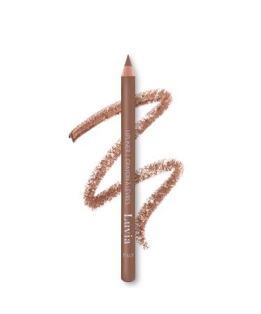 Luvia Cosmetics Luvia Cosmetics Lip Liner - Precise Lip Liner Pencil High Coverage Long Lasting Vegan Formula Daily Coffee Color
